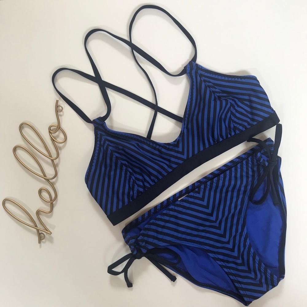 Athleta Bikini/Two Piece Swimsuit Strappy with Tie